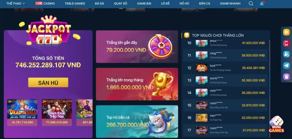 Tổng hợp các tựa game bắn cá nổi bật của 78win1